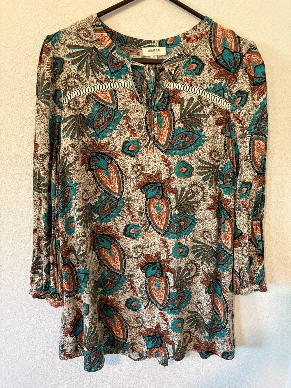 Umgee Women’s Paisley Boho Tunic